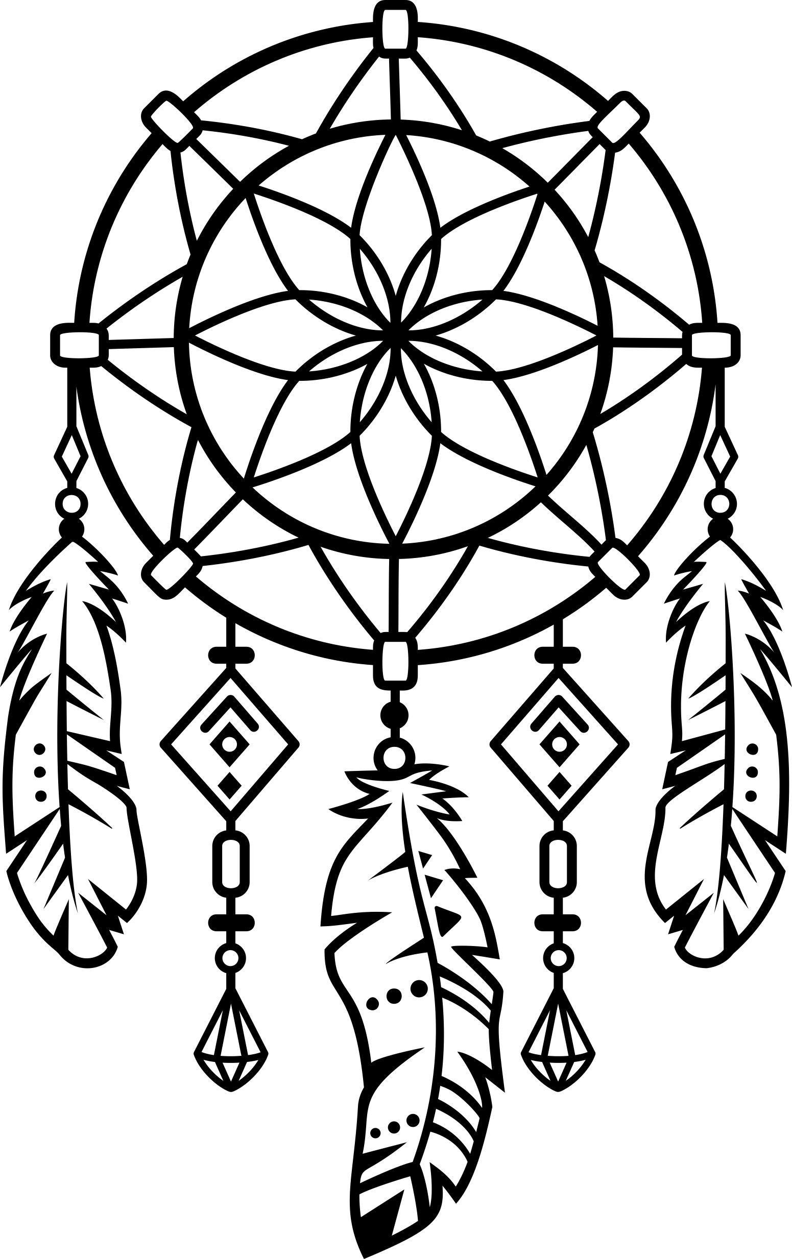 Dream Catchers 1 Laser Cut Svg File Free Vectors